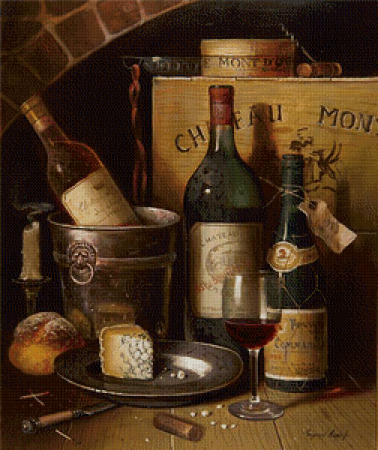 Вино - вино, сыр, натюрморт - предпросмотр