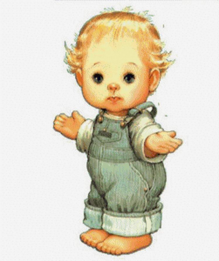 Малыш - ребенок, винтаж - предпросмотр