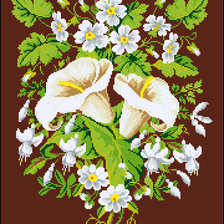 Схема вышивки «серия "цветы"»