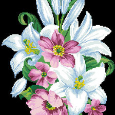 Схема вышивки «серия "цветы"»