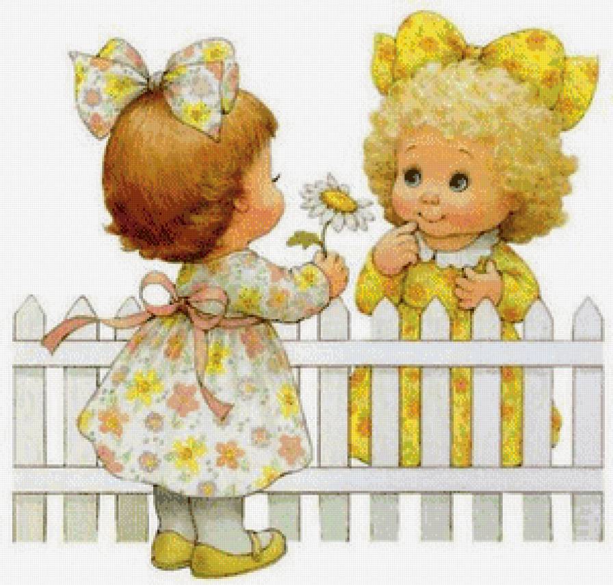 Девочки - дети - предпросмотр