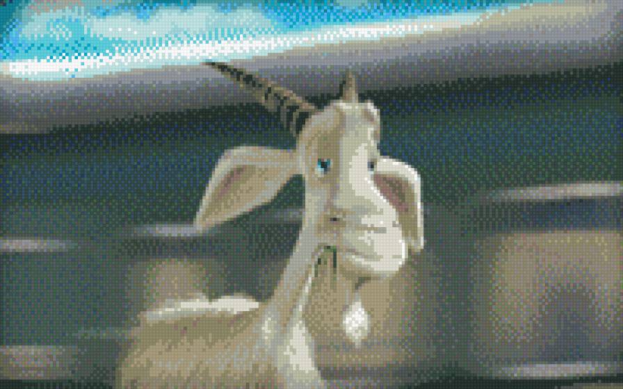 коза мультяшка - коза - предпросмотр