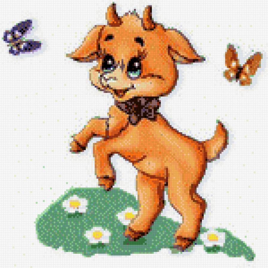 козочка - коза, детские - предпросмотр