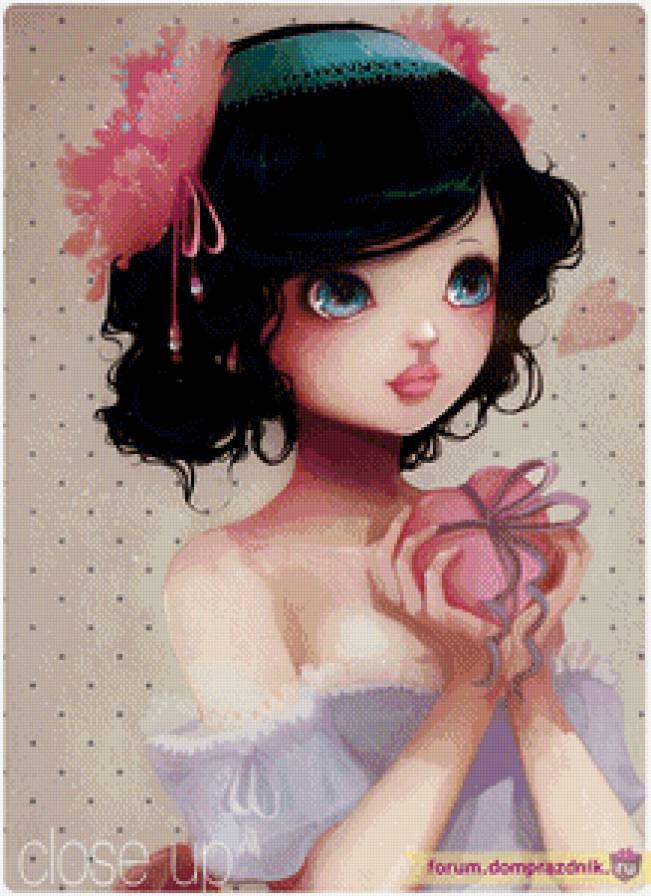 девочка с подарком - детское, дети, девочка, подарок - предпросмотр