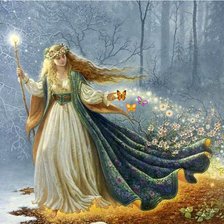 Схема вышивки «фея»