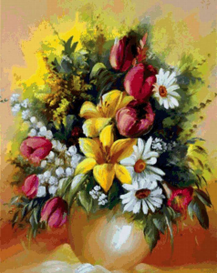букет - букеты, картина, цветы - предпросмотр