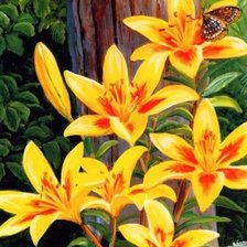 Схема вышивки «Цветок»