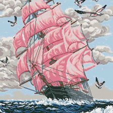 Схема вышивки «Фрегат»