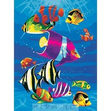 Схема вышивки «морские обитатели»