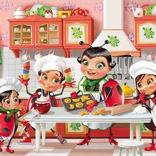 Схема вышивки «поварята»