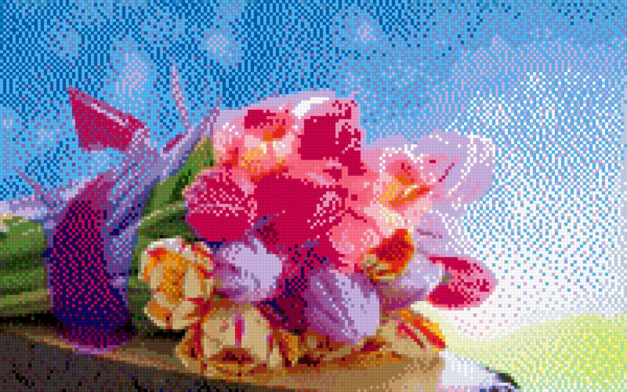 №700999 - тюльпаны, цветы, букет - предпросмотр