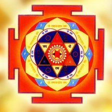 Схема вышивки «Янтра Солнцу»