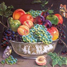 Схема вышивки «натюрморт»