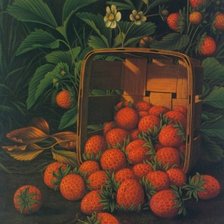 Схема вышивки «клубника»