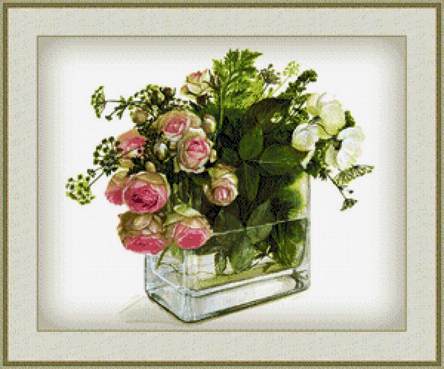 Акварель 5 - букет, цветы - предпросмотр