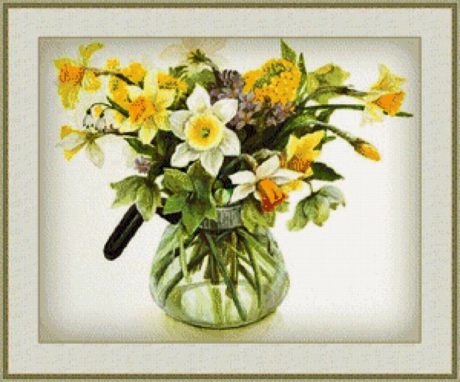 Акварель 11 - цветы, букет - предпросмотр