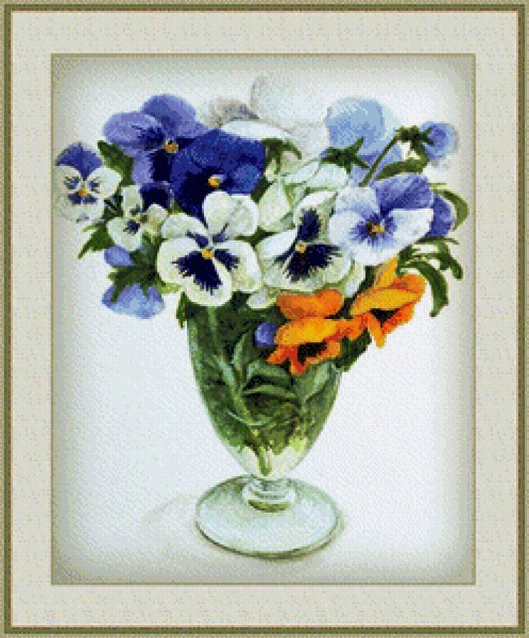 Акварель 14 - цветы, букет - предпросмотр