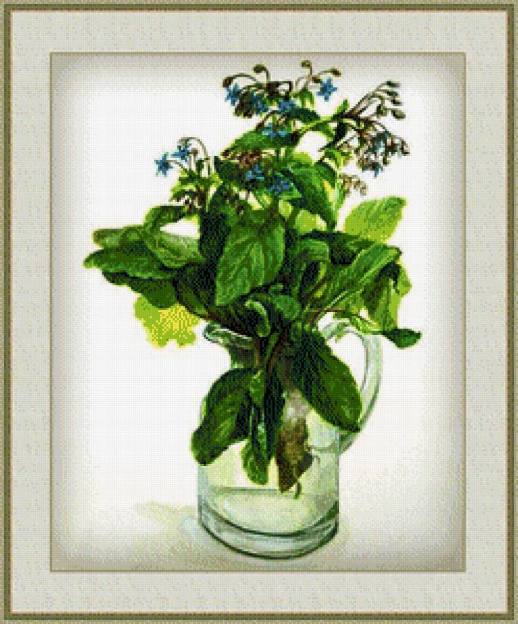 Акварель 19 - цветы, букет - предпросмотр