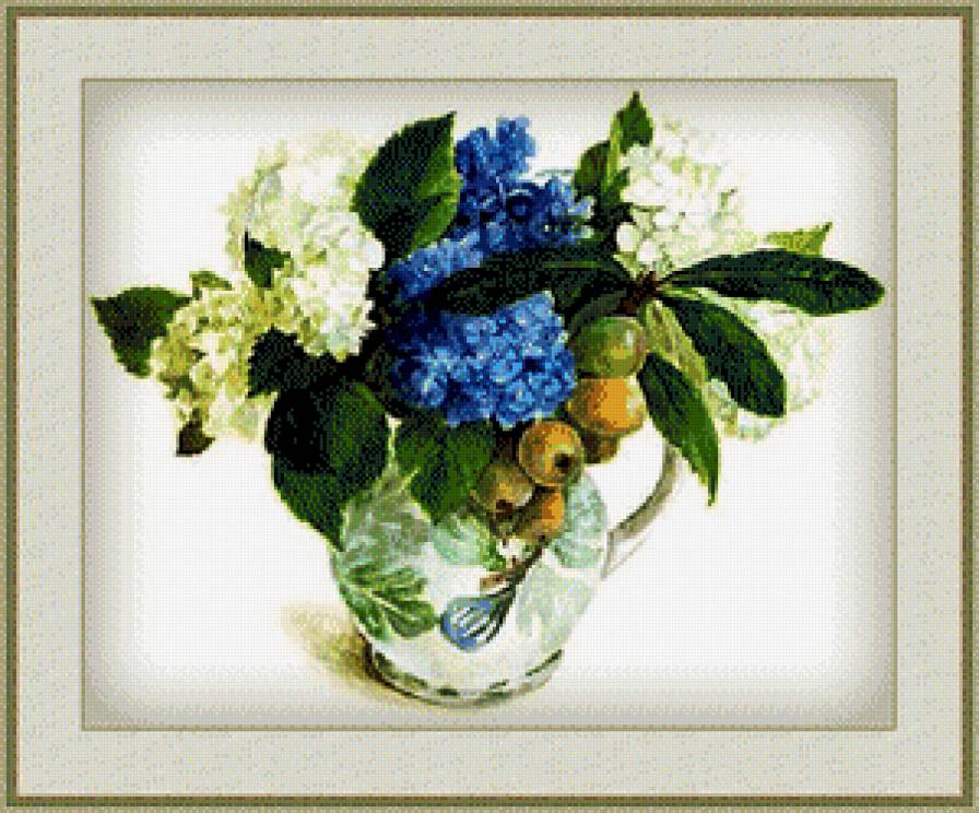 Акварель 21 - цветы, букет - предпросмотр