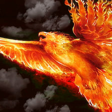 Схема вышивки «Феникс»