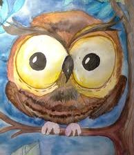 Схема вышивки «сова»