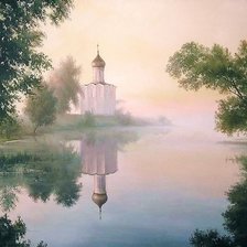 Схема вышивки «Храм»