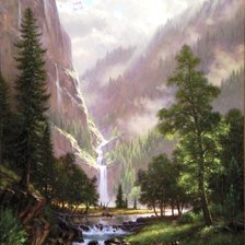 Схема вышивки «Горная река»