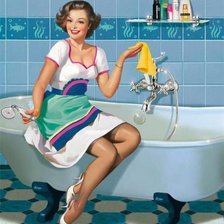 Схема вышивки «пин-ап»