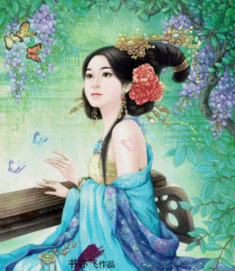 японка - гейша, японка, девушка - предпросмотр