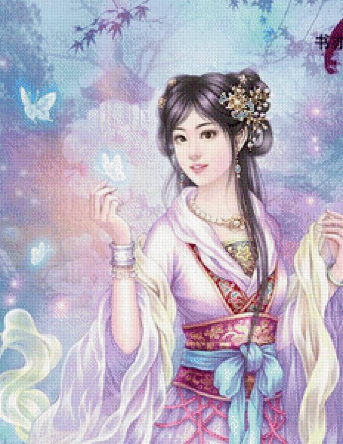 японка - гейша, японка, девушка - предпросмотр