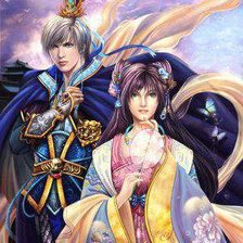 Схема вышивки «анимэ пара»