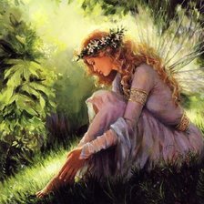 Схема вышивки «фея»