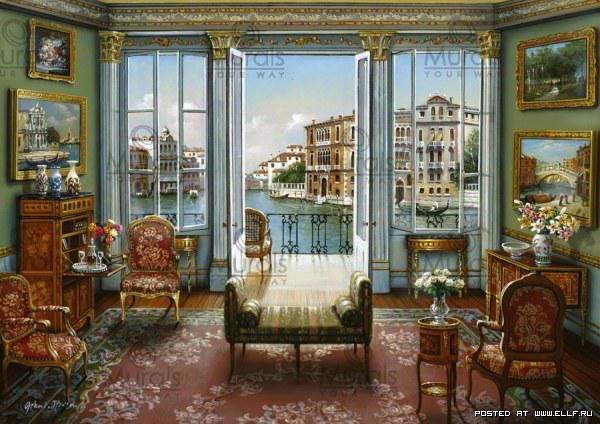 интерьер - интерьер, дом, окно, комната - оригинал