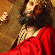 Схема вышивки «Исус несущий крест»