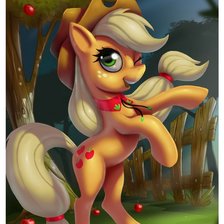 Схема вышивки «Applejack»