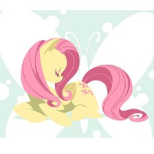 Схема вышивки «Fluttershy»
