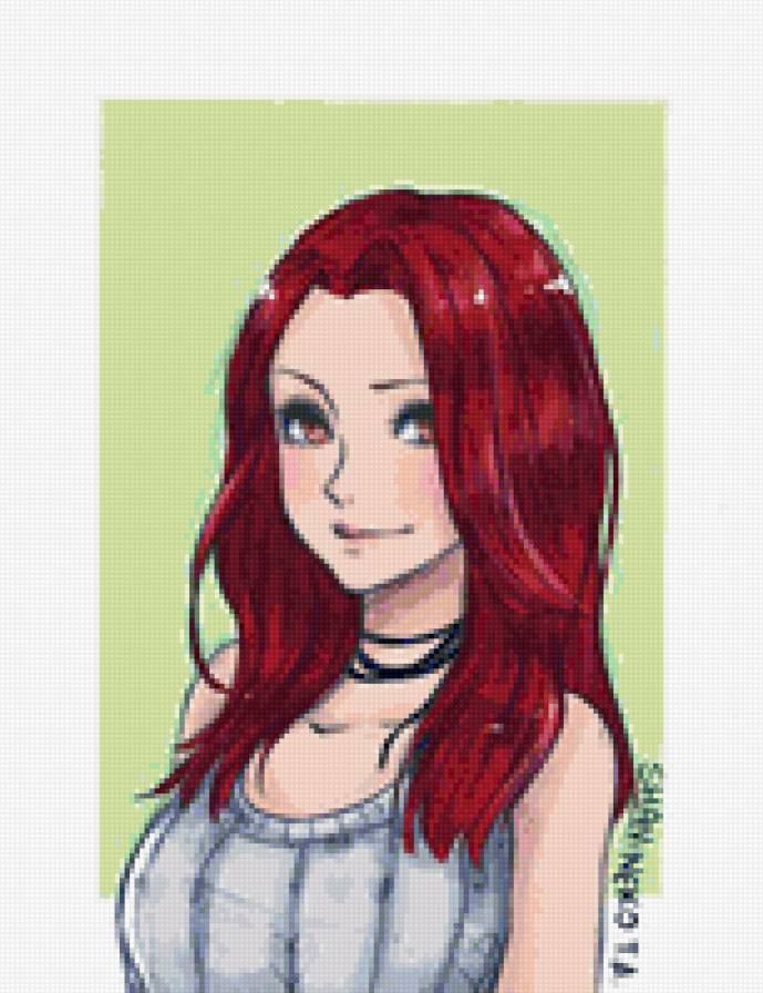 Red - девушка - предпросмотр