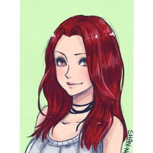 Схема вышивки «Red»