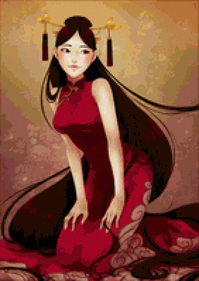 Puh- Er - девушка, китай - предпросмотр