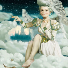 Схема вышивки «королева пава»