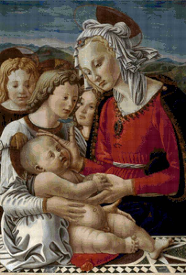 Fra Diamante, The Benson Madonna, c. 1450-7 - предпросмотр