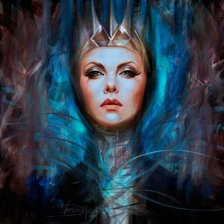 Схема вышивки «снежная королева»