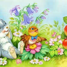 Схема вышивки «Для внучат»