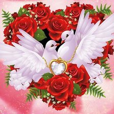 Схема вышивки «Амулет для новобрачных»