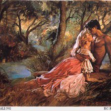 Схема вышивки «любовный роман»