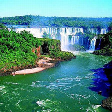 Схема вышивки «пейзаж»