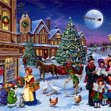 Схема вышивки «Новый год»