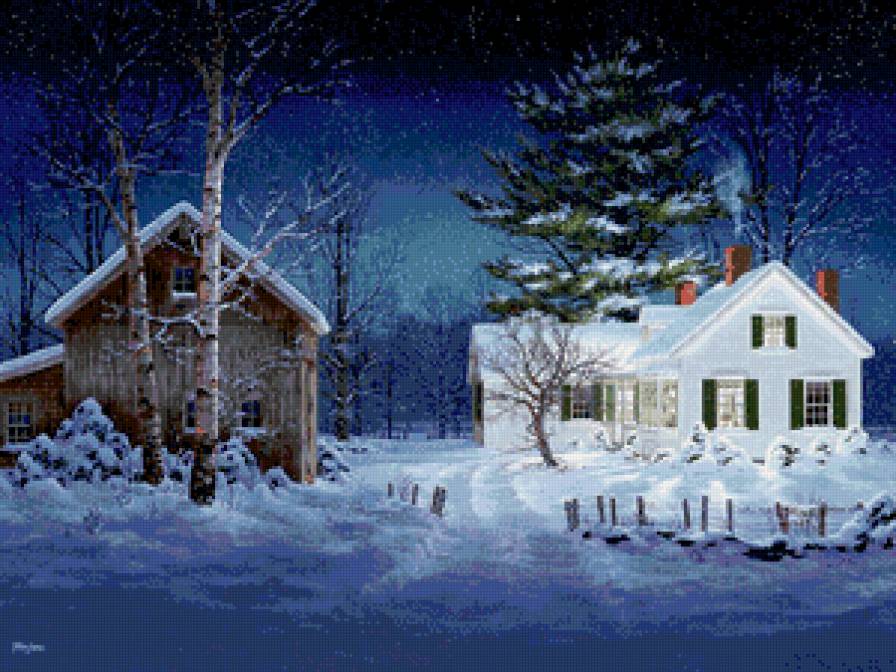 Зимний дом - предпросмотр