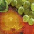 Предпросмотр схемы вышивки «фрукты на черном» (№702259)
