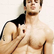 Схема вышивки «Крис Эванс»